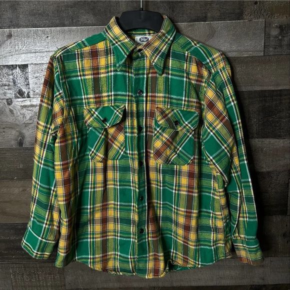 Mr Leggs Shirts Vtg Mr Leggs Flannel Button Down Large Poshmark